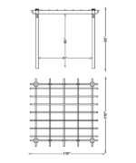 Red Barrel Studio Queensbrook Taquarius Pergola - Image 6