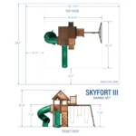 Backyard Discovery Skyfort III Swing Set - Image 7