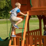 Backyard Discovery Skyfort II Cedar Wood Swing Set - Image 4