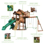 Backyard Discovery Skyfort III Swing Set - Image 6