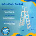 Belize 12-ft x 24-ft Oval 52-in Deep 6-in Top Rail Metal Wall Swimming Pool Package - Image 3