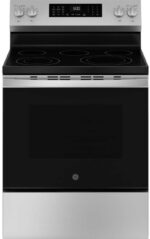 GE 30″ Freestanding Electric Convection Range GRF600AVSS - Image 2