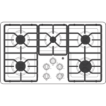 GE 36″ Built-In Gas Cooktop JGP3036SLSS - Image 3