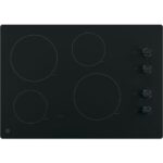 GE 30″ Built-In Knob Control Electric Cooktop JP3030DWBB