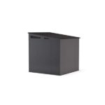 Suncast Modernist 7 ft. x 7 ft. Resin Vertical Pent Storage Shed with Floor Kit - Image 4