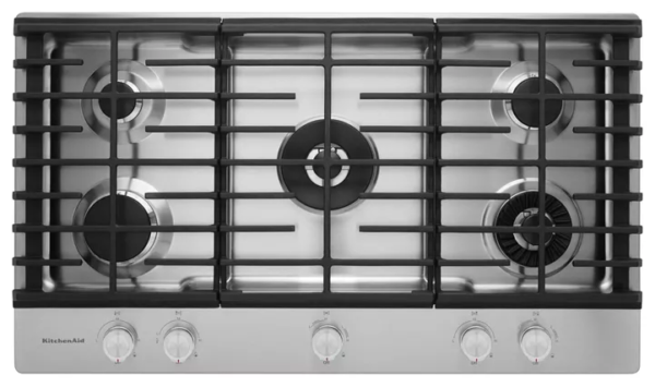 download-29-600x355-1.png KitchenAid 36″ 5-Burner Gas Cooktop with Griddle - Image 1