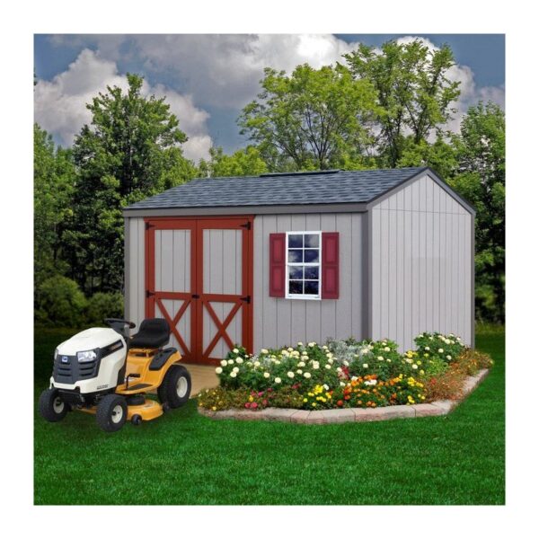 handmade-haven-10x12-gable-eave-door-hhavde12-600x600-1.jpg Best Barns Handmade Haven 10×12 Wood Shed Kit – Gable Roof, Eave Door (HHAVDE12) - Image 1