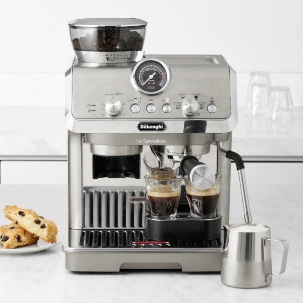 img137z-1-600x600-1.jpg Breville Barista Express Espresso Machine BES870XL, Brushed Stainless Steel - Image 1
