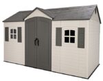 Lifetime Legacy 15×8 Plastic Storage Shed Kit w/ Floor - Image 2