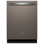 GE 24 in. Top Control Flush-Mount Dishwasher with 45 dBa Sound Level, 3rd-Rack & Dry Boost – Fingerprint Resistant Stainless - Image 2